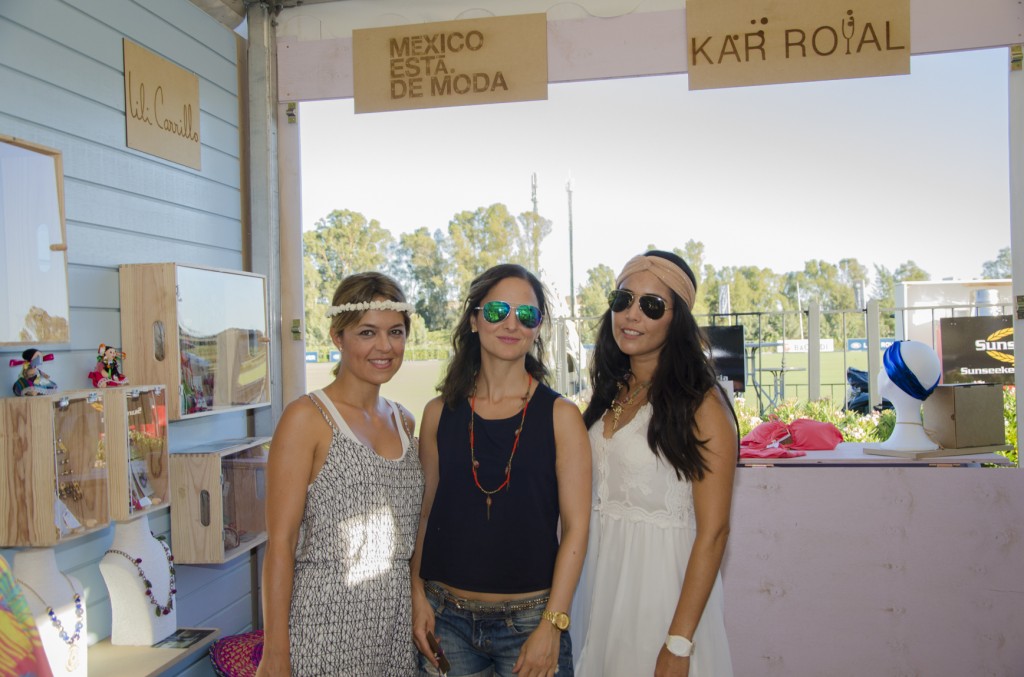 KarlaSarti, Patricia Rosales y Maria Leal en Popup Mexico esta de moda Polo Sotogrande